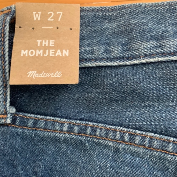 MADEWELL The Mom Jean NWT Sz. 27 - Picture 5 of 12